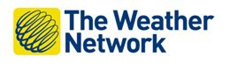 Logo of The Weather Network, Red Cross media sponsor