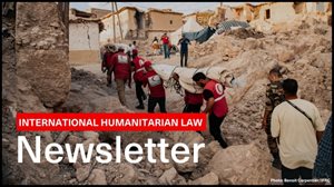 Bannière de la lettre d'information sur le droit humanitaire international